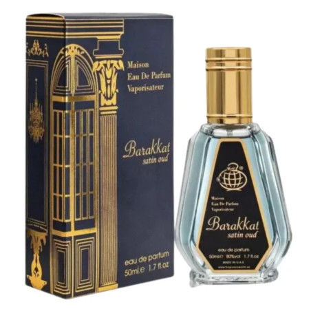 Eau de Parfum Fragrance World Barakkat Satin Oud - unisex - 50ml · Smarty Paris Beauté · Smarty Paris
